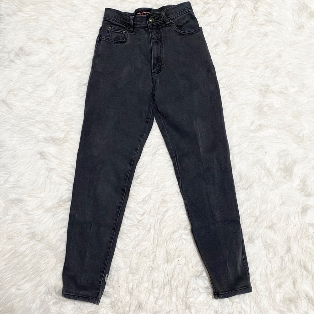 GLORIA VANDERBILT Dark Gray Vintage Jeans